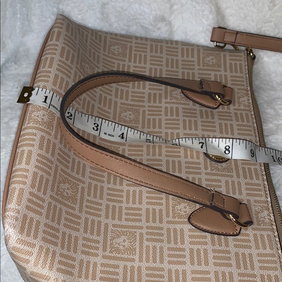 Anne Klein Tan Patterned Women's Bag - Picture 14 of 14